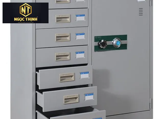 Tủ sắt sơn tĩnh điện 2 khoang TU88-7D Tủ sắt sơn tĩnh điện 2 khoang TU88-7D